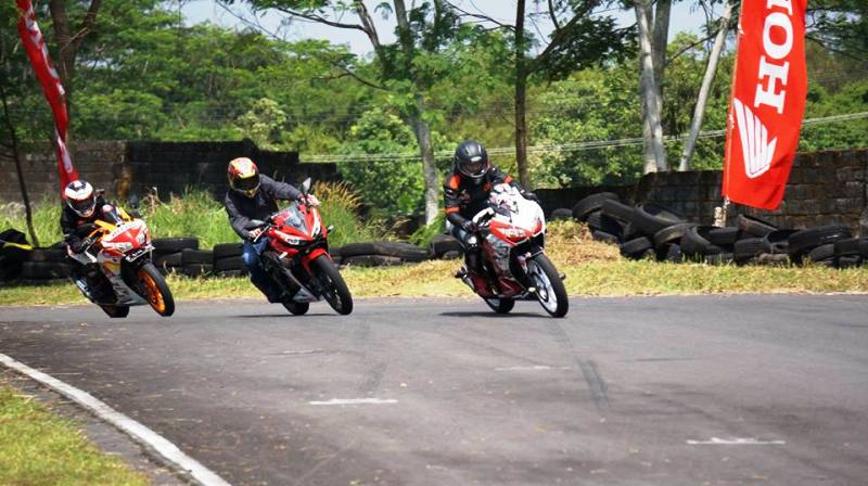 AHM Bersama DAM Gelar All New Honda CBR 150R Track Day Ajang di Bukit Peusar Tasikmalaya