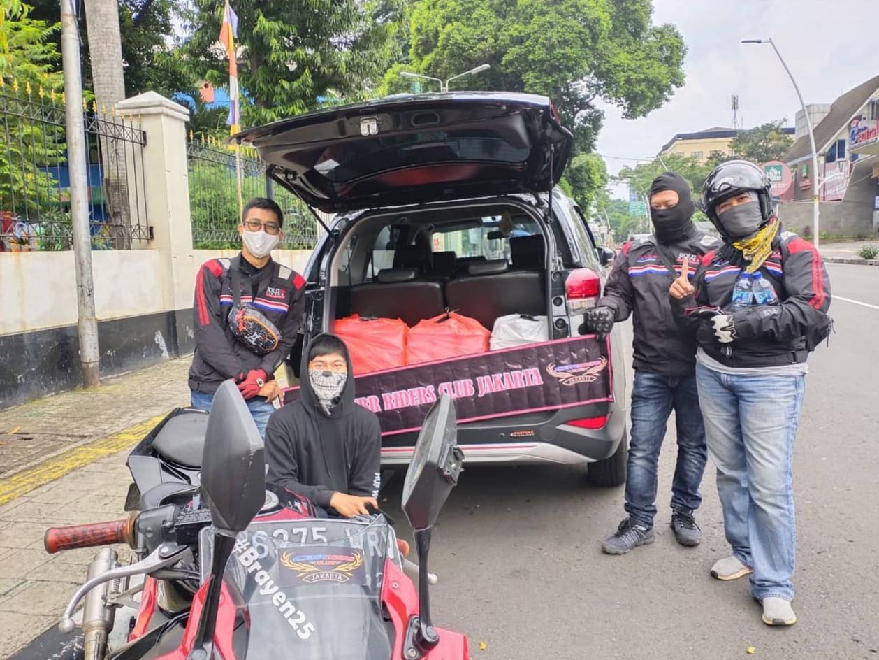 Keseruan CBR Rider Club Jakarta, Gelar Kegiatan Amaliah Di Bulan Ramadhan.