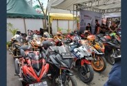 Komunitas CBR Makassar Ramaikan Honda Motor Show 2018 