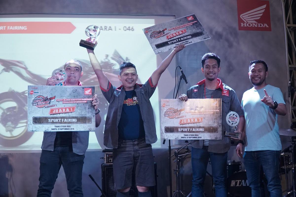 Honda Modif Contest 2018 :  Ini dia Pemenang Di Kelas Pengguna Honda CBR