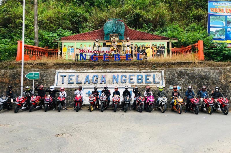 Komunitas CBR Indonesia Ponorogo, Peringati HUT RI Dengan City Touring Ke Ngebel