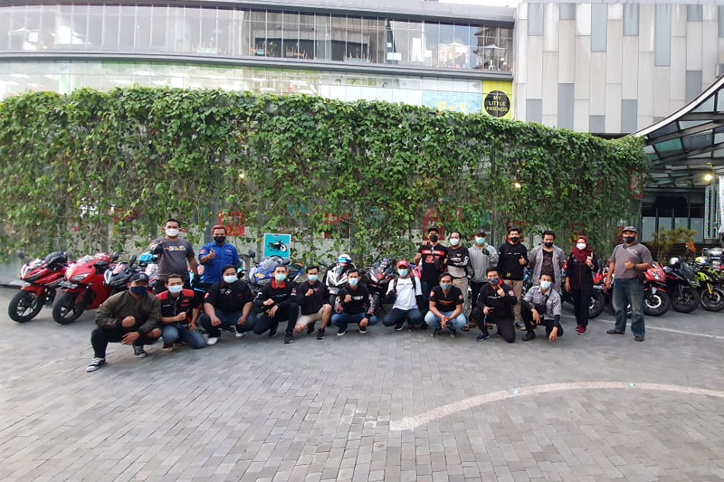 Komunitas Honda CBR Di Surabaya Gelar Buka Puasa Bersama Sekaligus Nobar MotoGP