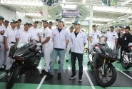 Marc Marquez dan Dani Pedrosa Sambangi Pabrik All New Honda CBR250RR