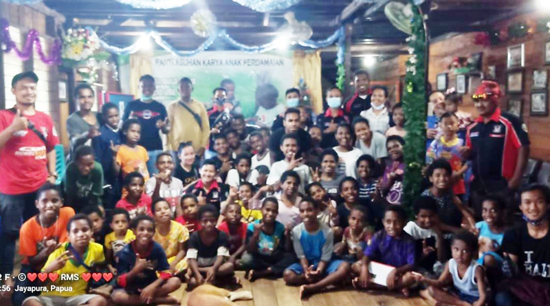 Baksos Peduli Kasih CBR Riders Papua Club Berbagi untuk Anak-Anak Panti