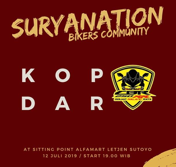 Kopdar CSMR bareng Suryanation Bikers Community