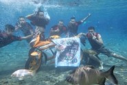 Budi Member HACIBI Tenggelamkan Motornya ke Kolam Umbul Ponggok Klaten